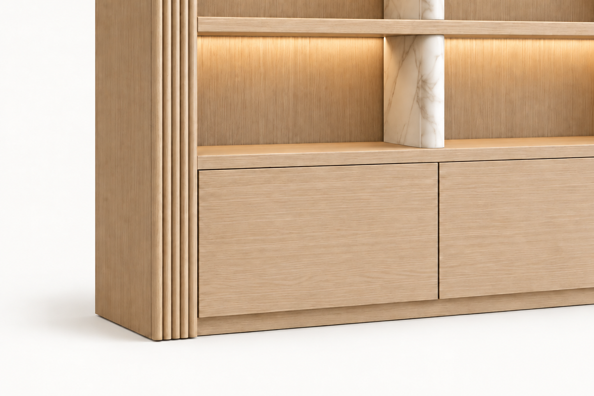 Ostuni Column Bookcase