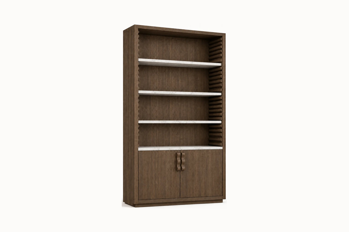 Burano Scalloped Bookcase