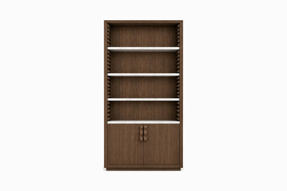 Burano Scalloped Bookcase
