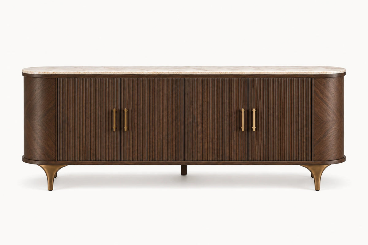 Menaggio Chevron Sideboard