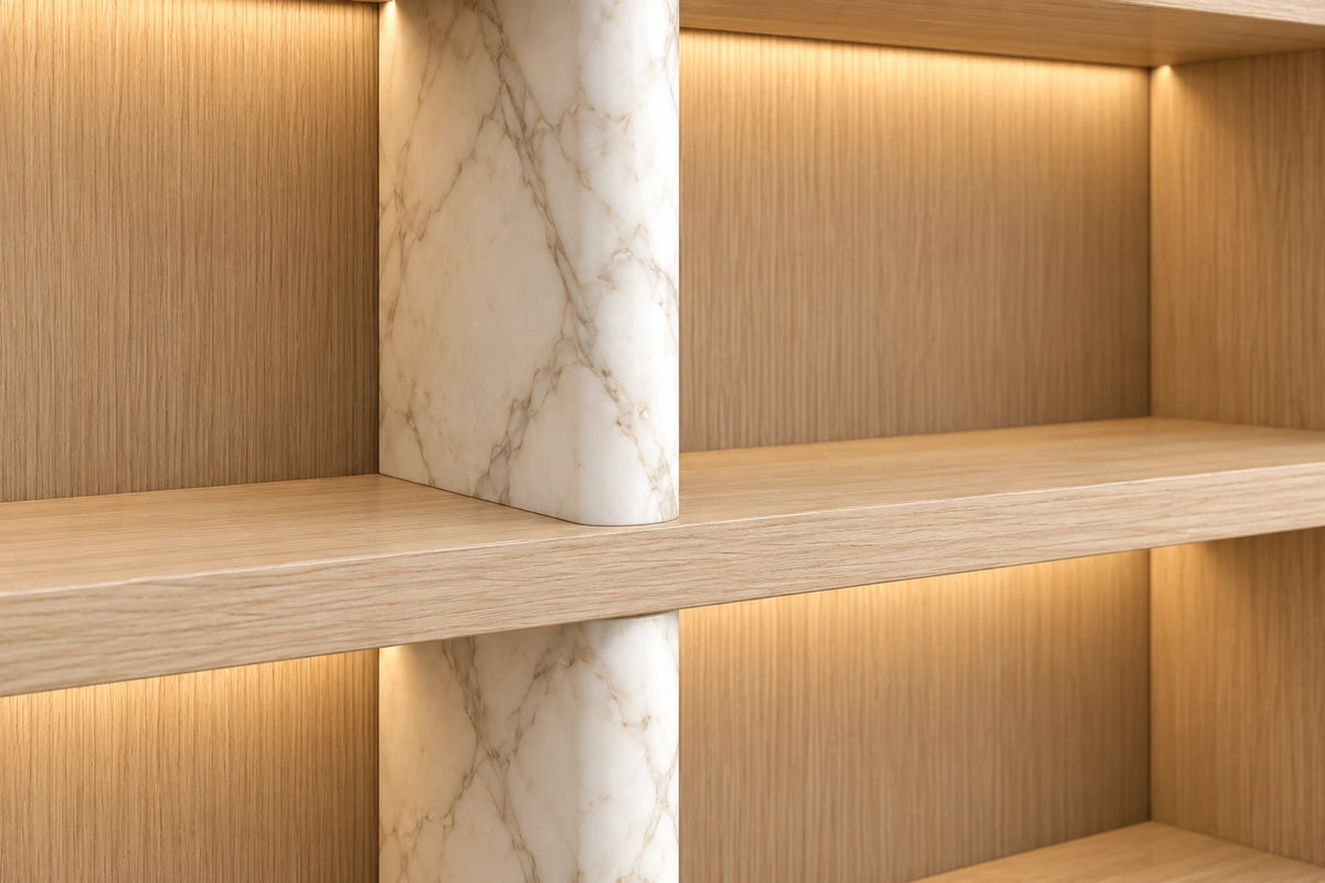 Ostuni Column Bookcase